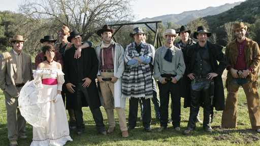 11 cowboys and a very purrty cowgirl, yee haw!